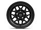 KMC Terra Satin Black Wheel; 17x9 (07-18 Jeep Wrangler JK)