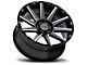 Black Rhino Typhoon Gloss Black Milled Wheel; 17x9.5 (20-24 Jeep Gladiator JT)