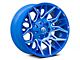 Fuel Wheels Twitch Anodized Blue Milled Wheel; 20x10; -18mm Offset (07-18 Jeep Wrangler JK)