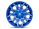 Fuel Wheels Twitch Anodized Blue Milled Wheel; 20x10; -18mm Offset (07-18 Jeep Wrangler JK)