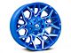 Fuel Wheels Twitch Anodized Blue Milled Wheel; 20x10; -18mm Offset (07-18 Jeep Wrangler JK)