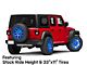 Fuel Wheels Twitch Anodized Blue Milled Wheel; 20x9; 1mm Offset (18-24 Jeep Wrangler JL)