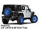 Fuel Wheels Twitch Anodized Blue Milled Wheel; 22x10 (07-18 Jeep Wrangler JK)