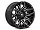 Fuel Wheels Twitch Glossy Black Milled Wheel; 20x10 (87-95 Jeep Wrangler YJ)