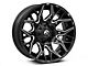 Fuel Wheels Twitch Glossy Black Milled Wheel; 20x10 (87-95 Jeep Wrangler YJ)