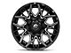 Fuel Wheels Twitch Glossy Black Milled Wheel; 20x9 (07-18 Jeep Wrangler JK)