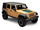 SEC10 Topographical Hood Decal; Green (07-18 Jeep Wrangler JK)