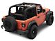 Dirty Dog 4x4 Hard Top Roll Bar Cover; Black (18-23 Jeep Wrangler JL 2-Door)