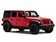 Rough Country Heavy Duty Rock Sliders; Flat Black (18-24 Jeep Wrangler JL 4-Door)