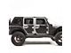 Fab Fours Rear Door Skins; Bare Steel (07-18 Jeep Wrangler JK 4-Door)