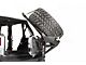 Fab Fours Slant Back Spare Tire Carrier; Bare Steel (07-18 Jeep Wrangler JK)