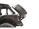 Fab Fours Slant Back Spare Tire Carrier; Matte Black (07-18 Jeep Wrangler JK)