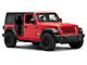 Fab Fours Full Surround Rear Tube Doors; Matte Black (18-24 Jeep Wrangler JL 4-Door)