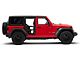 Fab Fours Full Surround Rear Tube Doors; Matte Black (18-24 Jeep Wrangler JL 4-Door)