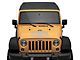 Jeep Licensed by RedRock Jeep Star Accent Decal; Silver (87-18 Jeep Wrangler YJ, TJ & JK)