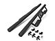 3-Inch Round Drop Side Step Bars; Textured Black (18-24 Jeep Wrangler JL 4-Door)