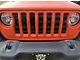 Grille Insert; Black and Dark Gray (18-24 Jeep Wrangler JL)