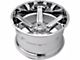 V-Rock Off-Road Wheels Ambush X Chrome Wheel; 20x10; -24mm Offset (20-24 Jeep Gladiator JT)