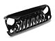 American Modified Shark Grille; Glossy Black (07-18 Jeep Wrangler JK)