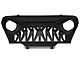 American Modified Shark Grille; Matte Black (97-06 Jeep Wrangler TJ)