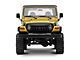 American Modified Shark Grille; Matte Black (97-06 Jeep Wrangler TJ)