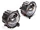 9-Inch LED Halo Headlights with Start-up Animation; Black Housing; Clear Lens (18-24 Jeep Wrangler JL)