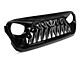 American Modified Shark Grille; Glossy Black (18-24 Jeep Wrangler JL)