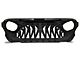 American Modified Shark Grille; Glossy Black (18-24 Jeep Wrangler JL)