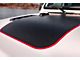 Topographic Map Hood Graphic; Black with Red Outline (20-24 Jeep Gladiator JT Rubicon)