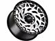 Off-Road Monster M50 Gloss Black Machined with Black Ring Wheel; 17x9 (20-24 Jeep Gladiator JT)