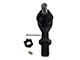 Apex Chassis 1-Ton Steering Kit with Flip Kit for 3.50+ Inch Lift; Black Aluminum (07-18 Jeep Wrangler JK)