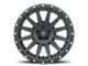 ICON Alloys Compression Satin Black Wheel; 17x8.5 (18-24 Jeep Wrangler JL)