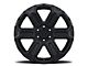 Black Rhino Wanaka Matte Black Wheel; 17x8.5 (20-24 Jeep Gladiator JT)