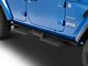 Drop Down Style Nerf Side Step Bars; Matte Black (18-24 Jeep Wrangler JL 4-Door)