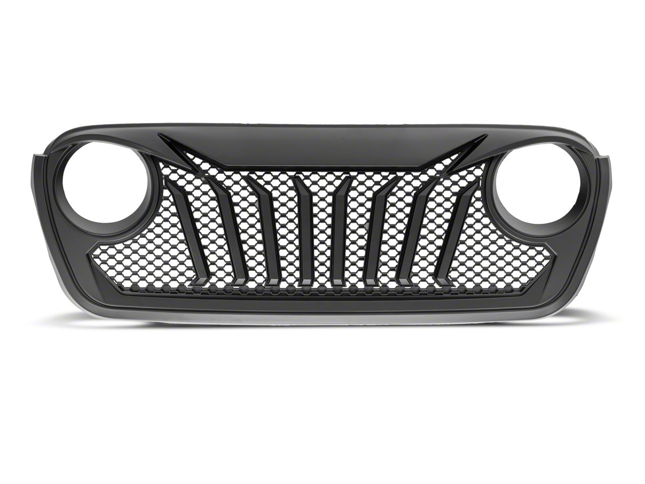 RedRock Jeep Wrangler Titus Grille; Unpainted J171342 (18-24 Jeep Wrangler  JL w/o TrailCam) - Free Shipping