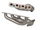 AFE 1-7/8-Inch Twisted Steel Shorty Headers; Titanium Cerakote (21-24 Jeep Wrangler JL Rubicon 392)