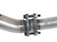 AFE Twisted Aluminized Steel Loop Delete Down-Pipe and Y-Pipe (12-18 3.6L Jeep Wrangler JK 4-Door)