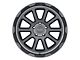 Black Rhino Chase Brushed Gunmetal Wheel; 17x8; 10mm Offset (20-24 Jeep Gladiator JT)