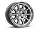 Black Rhino Chase Brushed Gunmetal Wheel; 17x9.5 (18-24 Jeep Wrangler JL)