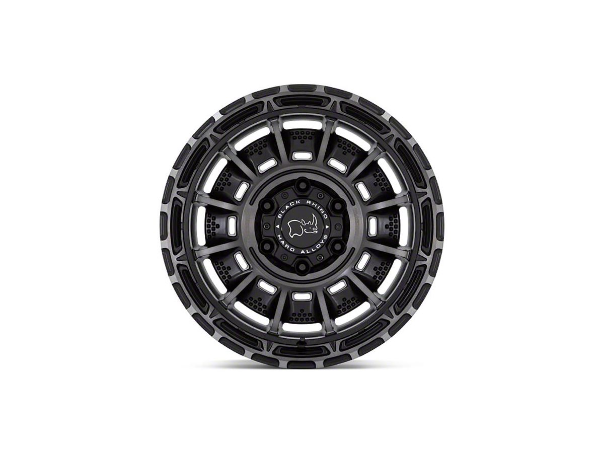 Black Rhino Jeep Gladiator Legion Matte Black with Gray Tint Wheel; 17x9;  0mm Offset BR002MA17905000 (20-25 Jeep Gladiator JT) - Free Shipping