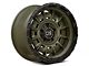 Black Rhino Legion Olive Drab Green with Black Lip Wheel; 17x9 (07-18 Jeep Wrangler JK)