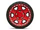 Black Rhino Reno Candy Red Wheel; 17x9; 0mm Offset (18-24 Jeep Wrangler JL)