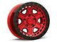 Black Rhino Reno Candy Red Wheel; 17x9; 0mm Offset (18-24 Jeep Wrangler JL)