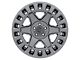 Black Rhino York Matte Gunmetal Wheel; 17x9; -12mm Offset (20-24 Jeep Gladiator JT)