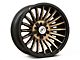 XF Offroad XF-231 Satin Black Machined with Bronze Double Dark Tint Wheel; 20x10; -12mm Offset (76-86 Jeep CJ7)