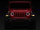 Raxiom Axial Series 9-Inch Angel Eye LED Headlights; Black Housing; Clear Lens (18-24 Jeep Wrangler JL)