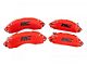 Rough Country Brake Caliper Covers; Red; Front and Rear (20-24 Jeep Gladiator JT, Excluding Sport)