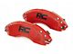 Rough Country Brake Caliper Covers; Red; Front and Rear (20-24 Jeep Gladiator JT, Excluding Sport)