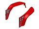 Motobilt High Line Front Flat Fenders with 6-Inch Flare and Inner Fenders; Bare Steel (97-06 Jeep Wrangler TJ)