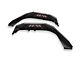 Front Fender Flares with LED Strip; Textured Black (18-24 Jeep Wrangler JL)